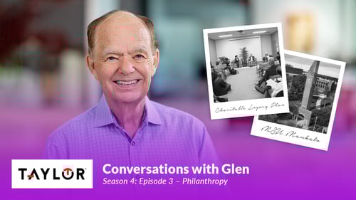 Featured image for article: Conversations with Glen Taylor - S4 E3 - Philanthropy